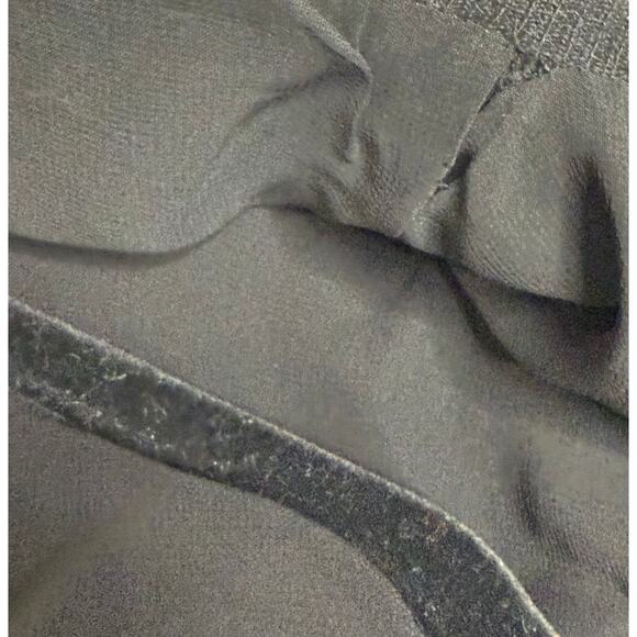 Vintage 1980s Wool Cardigan Sweater Women's EU 38 Black Floral Beadwork Evening - Picture 6 of 8